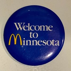 Vintage: Welcome to Minnesota McDonald’s button